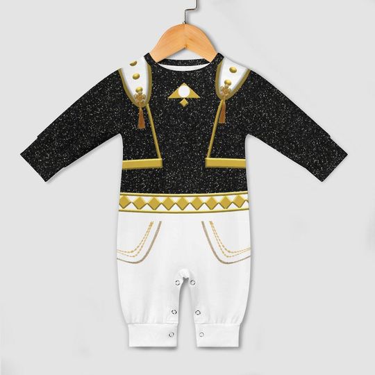 Zoey KPop Demon Hunter 3D Long Sleeve Baby Romper for Toddler Halloween Costume