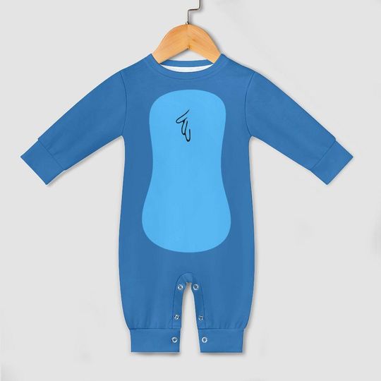 Stitch - Experiment 626 - Cosplay - Halloween - Disney Bounding - Toddler Baby Long Sleeve Romper