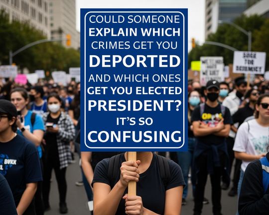 Discover Which Crimes Get You Deported Political Protest Sign,Anti Trump Signs,Political Sign,Trump Protest Signs,Anti Trump,Protest Signs