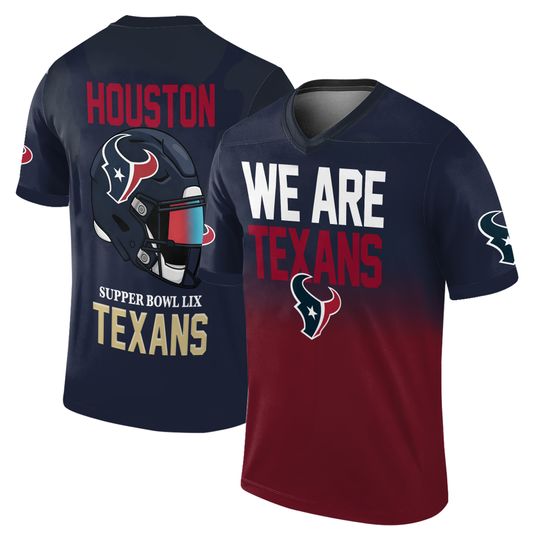 Houston Texans We Are Texans SuperxBowl 2025 Champions Football Jersey Shirt