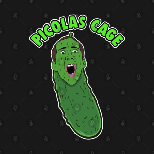 Picolas Cage - Nicolas Cage - Nick Cage - T-Shirt