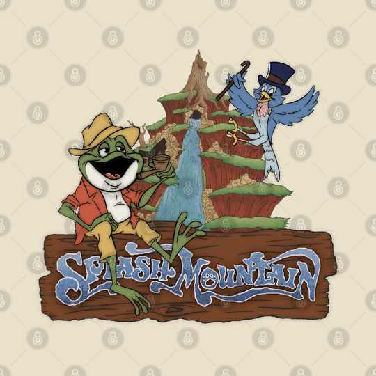 Splash Mountain Brer Frog & Mr Bluebird - Splash Mountain - T-Shirt