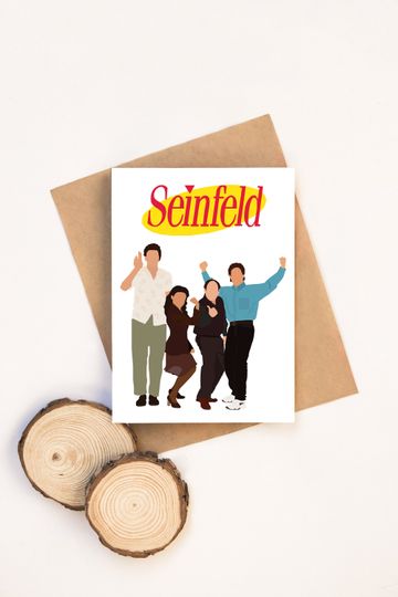 Seinfeld poster, American Sitcom, Minimalist Poster, Larry Davis, Jerry Seinfeld