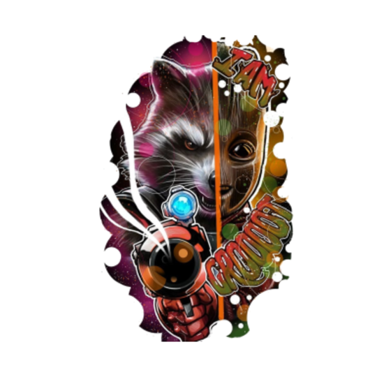 rocket raccon and groot - Groot - T-Shirt