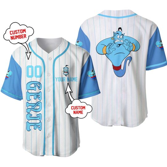 Genie Personalized Baseball Jersey