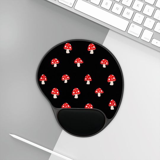 Mushroom Mouse Pad With Wrist Rest