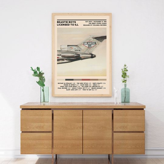 Beastie Boys - Licensed to Ill Album Premium Matte Vertical Posters