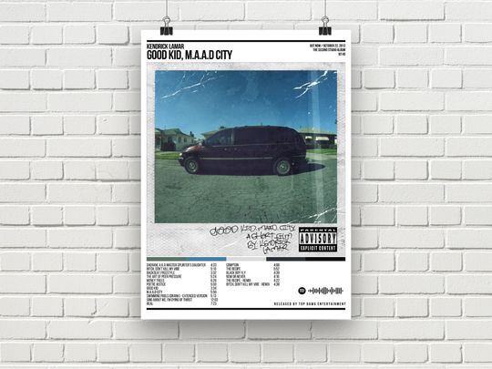 Kendrick Lamar Album Poster