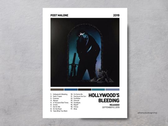 Hollywood's Bleeding / Post Malone Album Poster