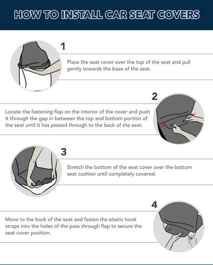 Country Girl Blue Camo Car Seat Covers