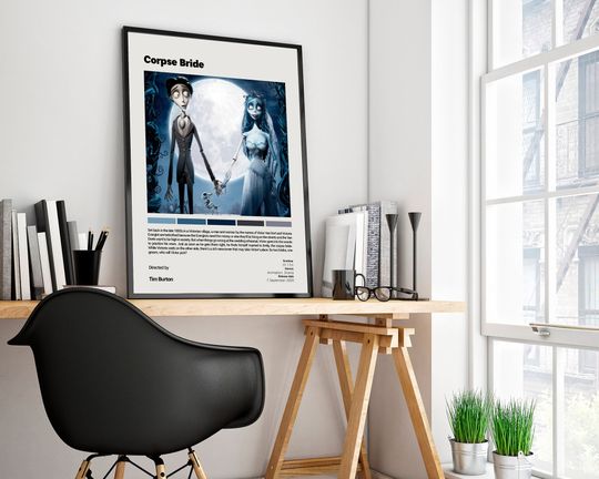 Corpse Bride | Tim Burton | Minimalist Vintage Movie Poster