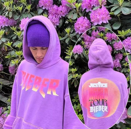 Justice World Tour Justin Bieber- hoodie