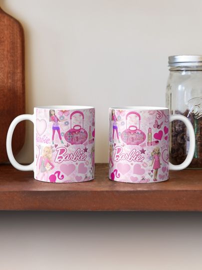 Barbie Collage Coffee Mug