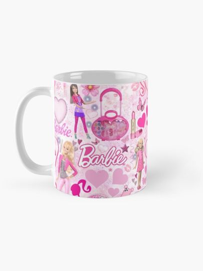 Barbie Collage Coffee Mug