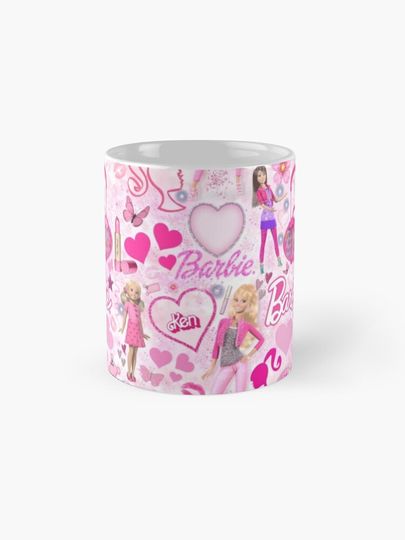 Barbie Collage Coffee Mug