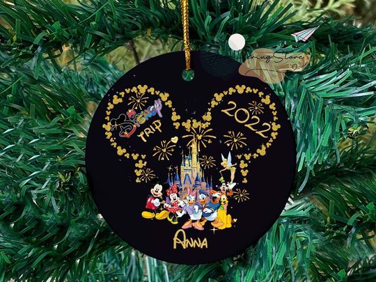 Personalized Disney Trip Keepsake, Disney Christmas 2022 Ornament