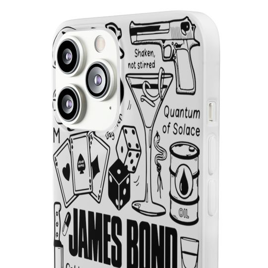 James Bond, James Bond Phone Case, James Bond Film.