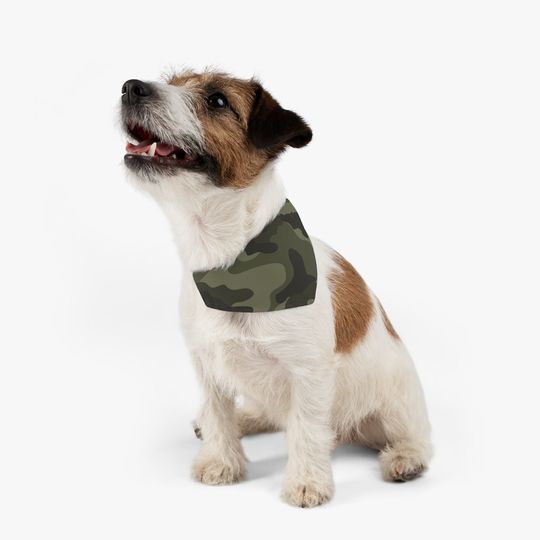 Camo Pet Bandana Collar