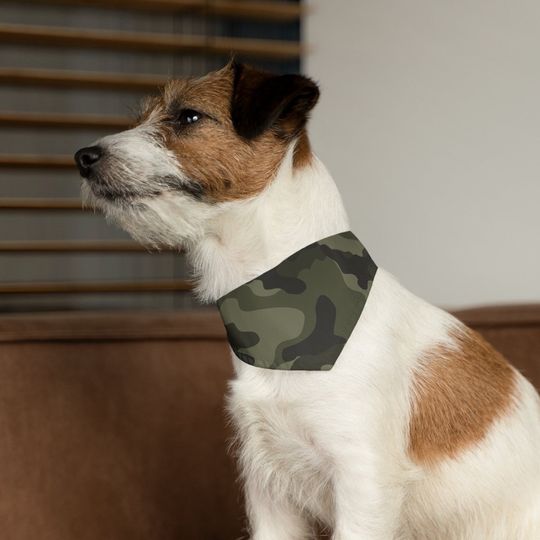 Camo Pet Bandana Collar