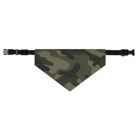 Camo Pet Bandana Collar