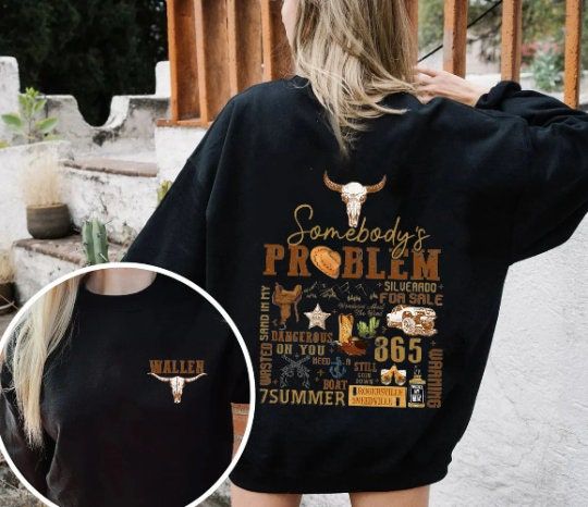 Retro Wallen Western 2 Sides Sweatshirt