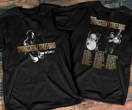 Bruce Springsteen And The E Street Band Tour Shirt