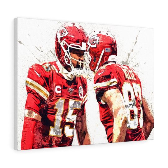 Patrick Mahomes, Travis Kelce Poster