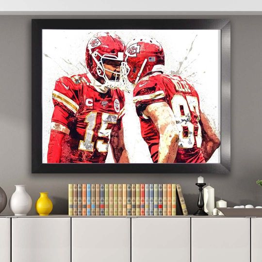 Patrick Mahomes, Travis Kelce Poster
