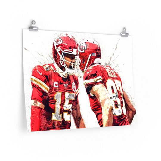 Patrick Mahomes, Travis Kelce Poster