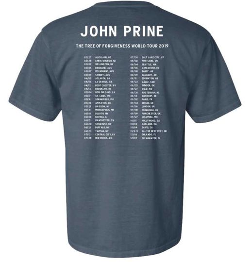 John Prine 2019 World Tour T-Shirt