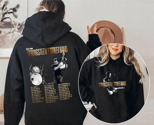 Bruce Springsteen and The E Street Band Tour 2023 Hoodie, Rock Band 2023 Hoodie