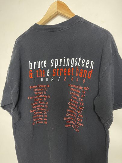 2000 Bruce Springsteen tour shirt vintage t shirt