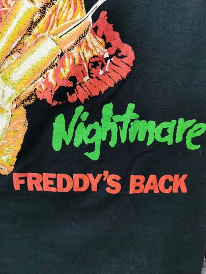 FREDDY KRUEGER 80s Vintage T-Shirt Freddys Back
