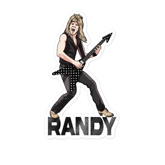 Randy Rhoads Ozzy Osborne Heavy Metal stickers