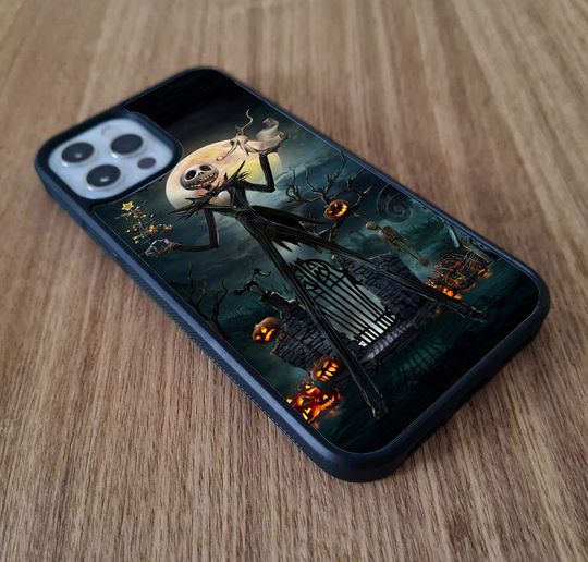 Nightmare Before Christmas Wallpaper Disney Stylish Snapback Rubber iPhone Case