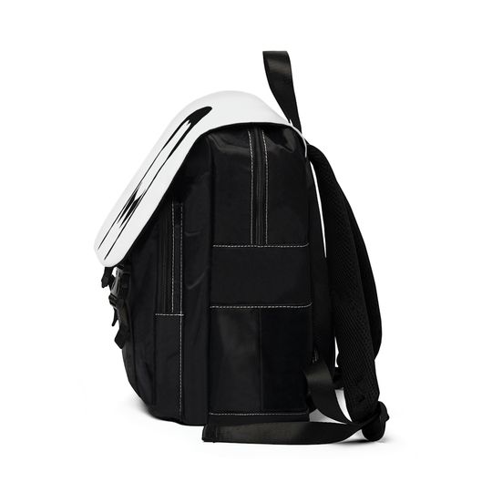 Unisex Casual Shoulder Canvas Backpack | Wednesday Addams