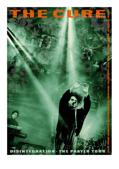 The Cure Disintegration Inspired Poster