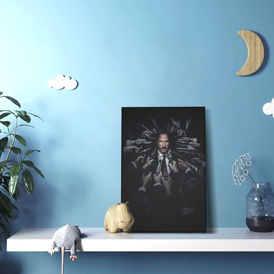 John Wick Poster, John Wick Poster Print, Movie Poster