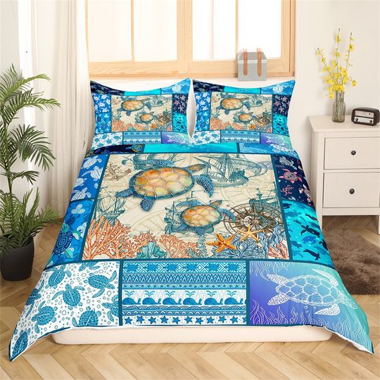 Cute Sea Turtle Bedding Sets