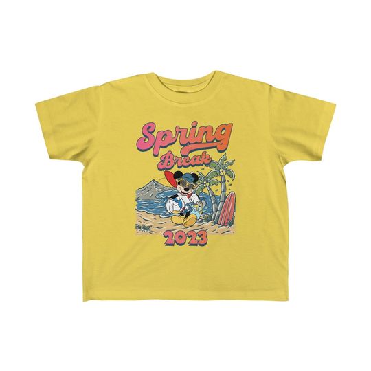 Vintage Disney Spring Break 2023 Shirt/ Retro Mickey and Friends Spring Break Squad Tee