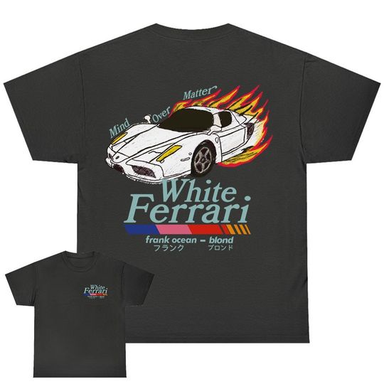Frank Ocean BLOND WHITE FERRAR! Art Shirt
