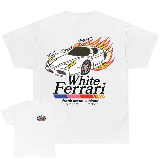 Frank Ocean BLOND WHITE FERRAR! Art Shirt