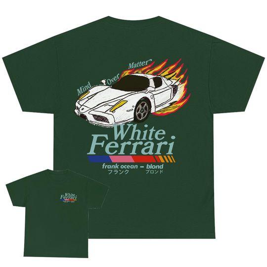 Frank Ocean BLOND WHITE FERRAR! Art Shirt