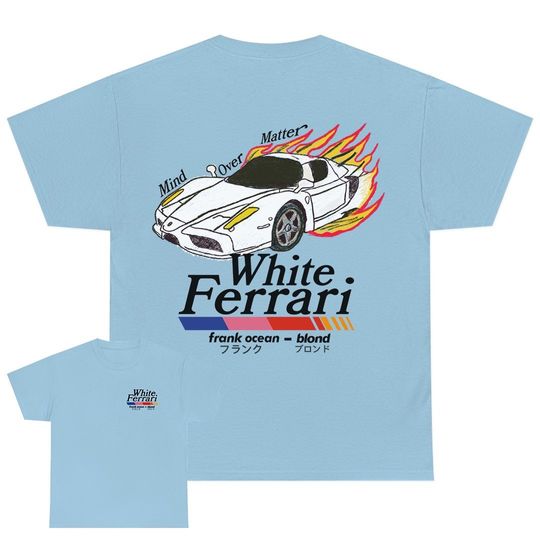 Frank Ocean BLOND WHITE FERRAR! Art Shirt
