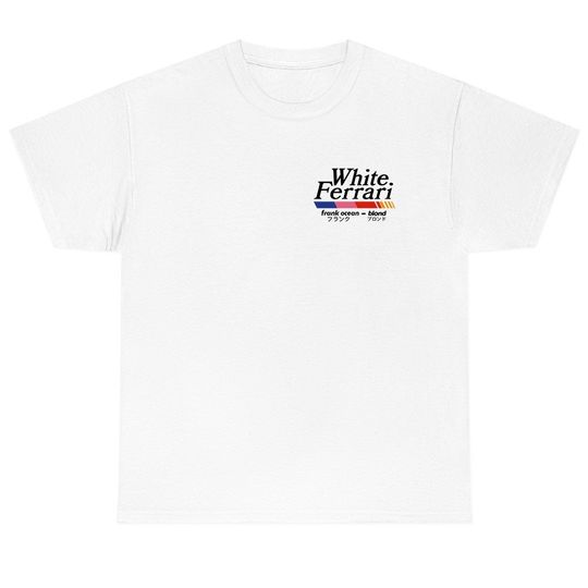 Frank Ocean BLOND WHITE FERRAR! Art Shirt