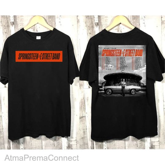 Bruce Springsteen And The E Street Band Tour Hoodie, Springsteen Tour Shirt, Rock Tour 2023 Shirt
