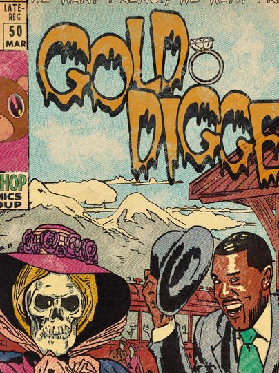 Kanye West - Gold Digger -  Hip Hop Premium Matte Vertical Posters