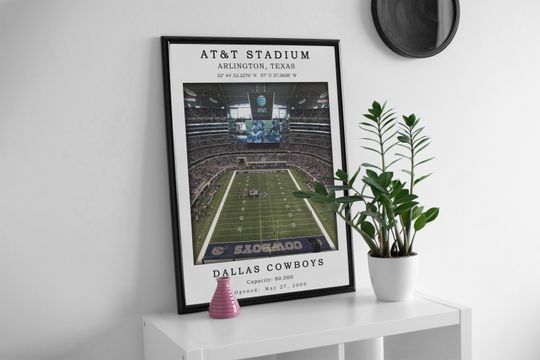 AT&T Stadium Dallas Cowboys Poster