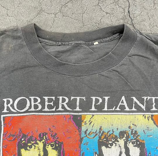 Vintage Robert Plant Tee Retro 1990s Manic