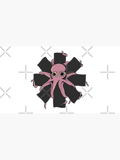 Octopus red chilli peppers Rhcp Baseball Cap